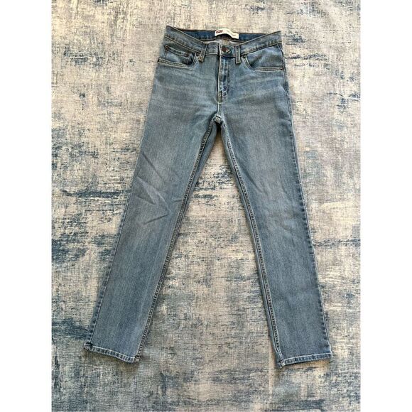 Levi's Light Wash 510 Skinny Jeans Boys 16 / 28 x 28 - Picture 1 of 7